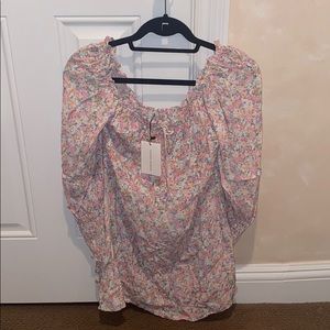 Long sleeve floral dress (never worn)